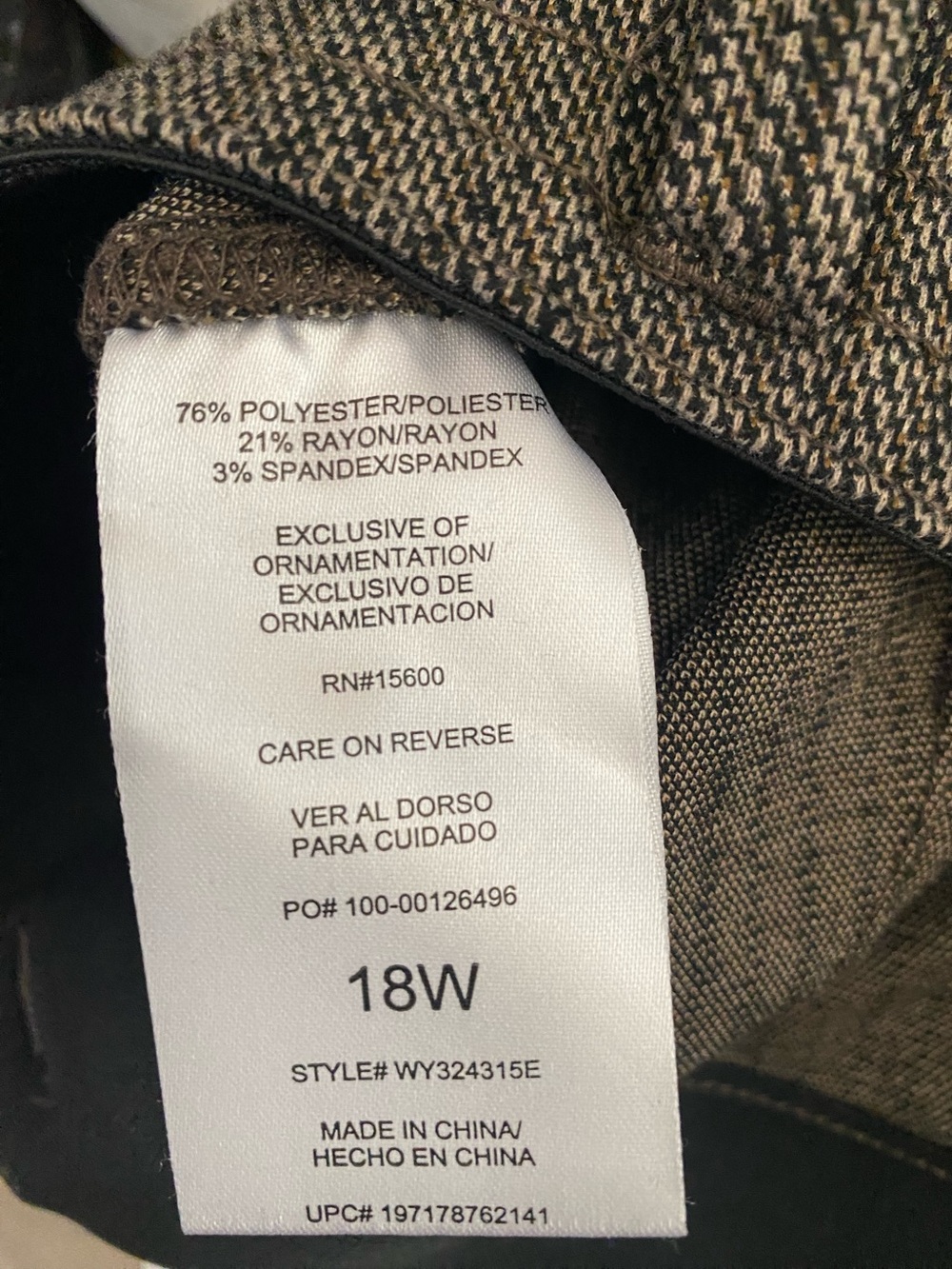 NEW $98 Democracy "Ab"solution Skyrise Slimming Panels Pants 18W  Curve Equality - Picture 5 of 9